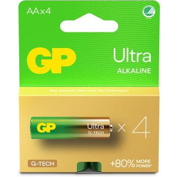 Batería Alcalina Ultra GP AA/LR06 de un Solo Uso (4 Unidades)