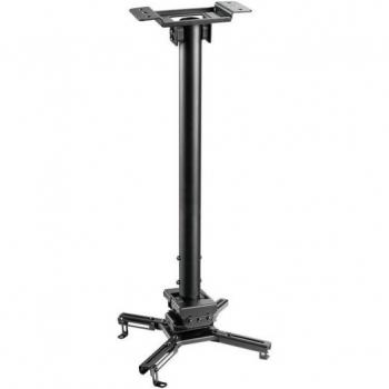 Soporte de Techo para Proyectores Ajustable 60-90cm, 35Kg, Color Negro