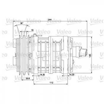 Compresor de Aire Acondicionado VALEO 700853