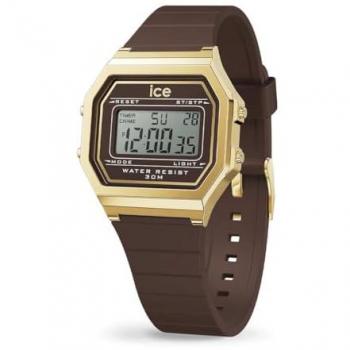 Ice-Watch Ice Digit Retro - Brown Cappuccino Womens 022065 Silicone - One Size