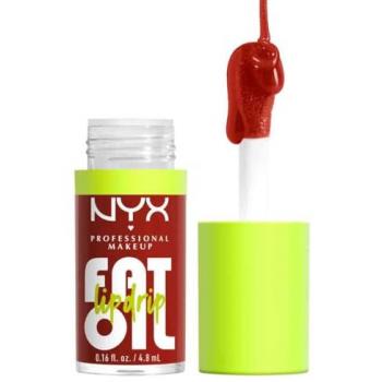 NYX Professional Makeup Fat Oil Lip Drip Gloss - Creamy Lip Gloss with Natural Ingredients, Shade 13 Losin' Cone-Trol