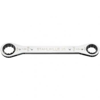 Llave de carraca poligonal Stahlwille 41570810, modelo 25ASP, tamaño 8 x 10