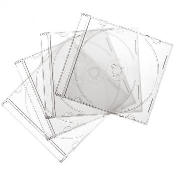 Am Pack 10 Cajas de CDs Slim Transparentes