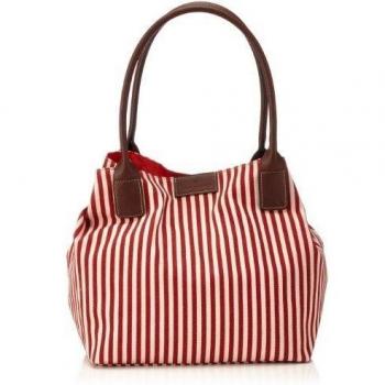 Tom Tailor Acc MIRI MARINE Shopper 15110 40 - Bolso de mano de lona para mujer, color varios colores, talla 44x28x18 cm