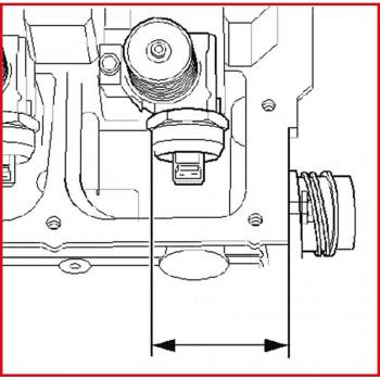 Plantilla de ajuste para bomba e inyector KS Tools 400.9089, 4 cilindros