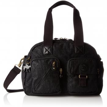 Kipling Defea Bp - Bolso al hombro para mujer Negro Black