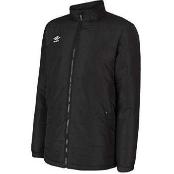 Umbro Chaqueta de fútbol Club Essential Bench para hombre, color negro, talla M