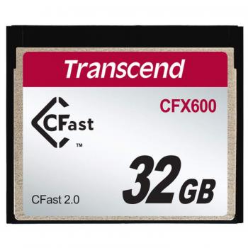 Transcend 32GB CFX600 CFast 2.0 Memoria Flash SATA MLC - Tarjeta de Memoria