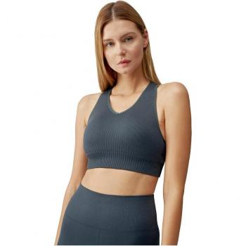 Top deportivo de mujer Born Living Yoga Malati Azul L
