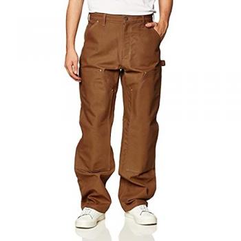 Carhartt Pantalones de Trabajo Utilitarios Loose Fit Duck con Parte Frontal Doble para Hombre, Color Carhartt Brown, Talla W48/L32