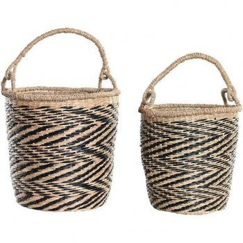 Juego de Cestas DKD Home Decor Colonial 35 x 35 x 36 cm