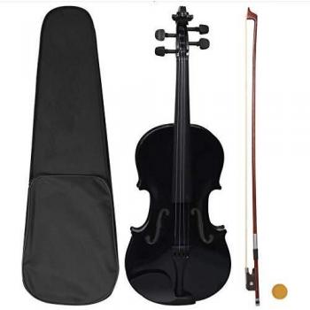 Sonata Violin Full Set with Bow and Chin Rest Black 4/4