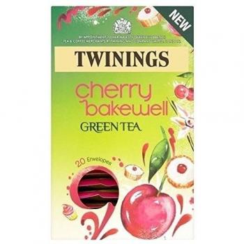 Twinings Bakewell De La Cereza De Té Verde 20 Por Paquete