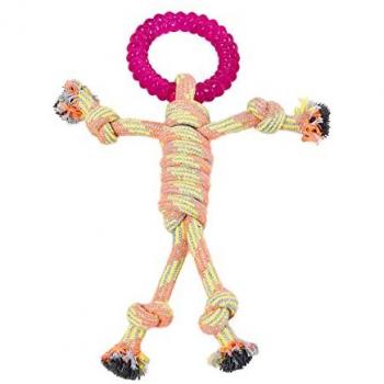 Juguete Mordedor para Perros | Algodón y Poliéster en Varios Colores (Pack: 1)