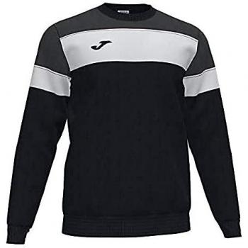 Joma Crew IV Sudaderas, Hombre, Negro-Antracita, 3XL