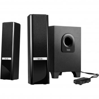 Hercules Gloss 2.1 - Conjunto de Altavoces para Computadora en Color Negro