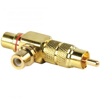 Valueline AC-060 adaptador de cable RCA Gold - Adaptador para cable