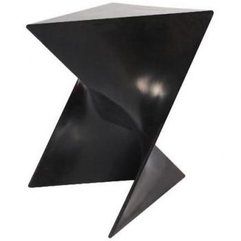 SuperStudio lo+demoda Globus - Taburete, plástico, 53 x 48.5 x 71.5 cm, Color Negro