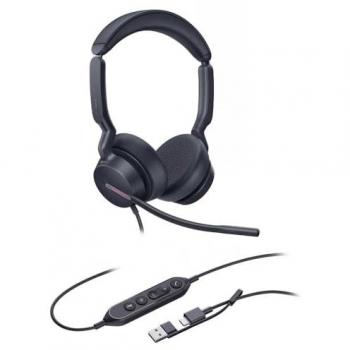 Yealink UH46 Auriculares Alámbricos Diadema USB-C/A Dual Teams con Cancelación de Ruido