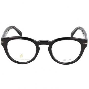 David Beckham DB 7114 Stylish Black Optical Glasses for Men, Full-Rim Acetate Frame, Size 48mm