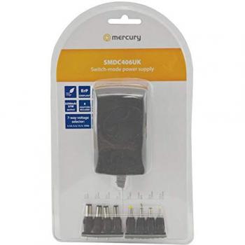 Mercury Eco Adjustable Voltage Switch-Mode Power Supply Adapter 2250mA UK