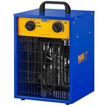 Generador de aire caliente eléctrico MSW-CHEH-3300 - 3.300 W, Rango de temperatura 0–85 °C, Función ajuste de temperatura automático