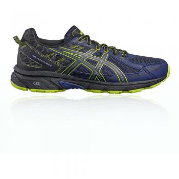 Asics Gel venture 6 blue black/energy green