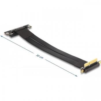 Tarjeta Riser PCI Express x4 90° a x4 90°, cable de 30 cm - Delock 88044