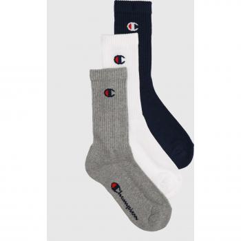 Pack de 3 Calcetines Cortos Unisex Champion con Logo C