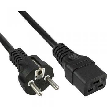 InLine Cable de 16 A - protección de contacto recta a enchufe de connettore IEC320/C19 - 0.5 m, 16658 horas