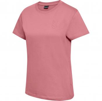 Camiseta de Mujer Hummel Active Co en Color Negro y Rosa, Talla XS, Manga Corta