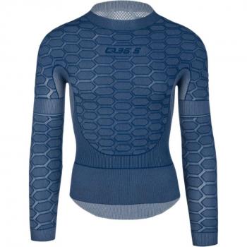 Camiseta interior de manga larga Q36.5 Base Layer 3 azul, talla XXS/XS