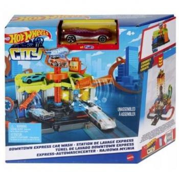 Hot Wheels City Estación de Lavado Express con Vehículo Incluido