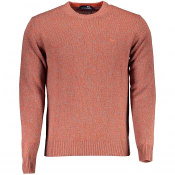 Embroidered Multicolor Wool Crew Neck Sweater - XXL