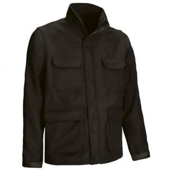 Chaqueta Softshell Multibolsillos con Forro de Rejilla y Tejido de Tres Capas Valento Jeremy