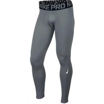 Nike Warm Pantalones y Mallas, Hombre, Gris / Negro / Blanco, L