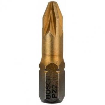 BOSCH 2607002491 - Punta de atornillar Pz2 Maxgrip C: 25 mm: 25 uds