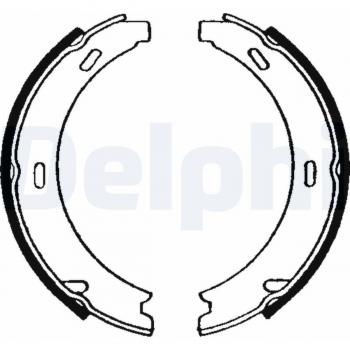 DELPHI Juego de zapatas de frenos, freno de estacionamiento para MERCEDES-BENZ: Classe A, Classe E, 124 Series, Classe S, Classe SLK (Ref: LS1637)