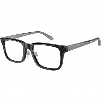 Emporio Armani EA3218F Asian Fit 5017 Men's Eyeglasses Black Size 55 - Blue Light Block Available
