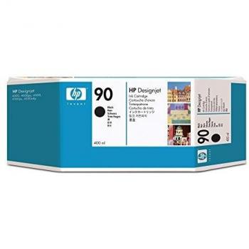 Cartucho de tina DesignJet 90 negro de 400 ml cartucho de tinta