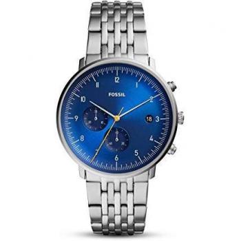 Fossil Mens Chronograph Quartz Watch with Stainless Steel Strap FS5542