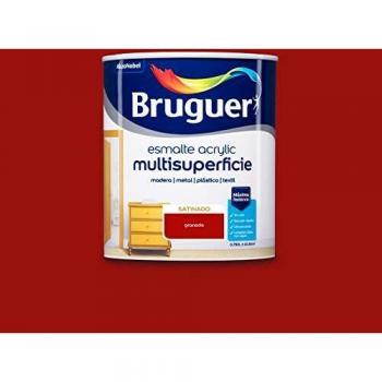Bruguer Acrylic Multisuperficie Esmalte al agua Satinado Granada 750 ml