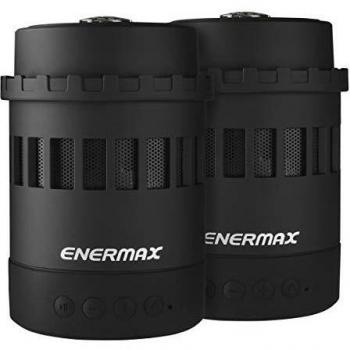 Altavoz portátil estéreo Enermax Pharoslite Negro 5W con Bluetooth, LED, Micro SD y lámpara de bolsillo