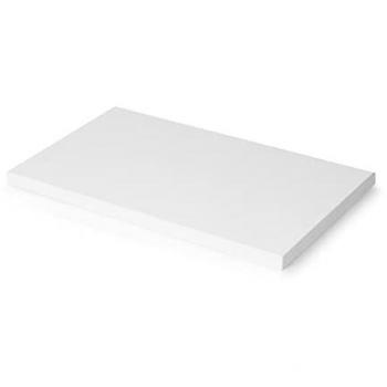 Tablero para mesa o baldas de estante Emuca 7018612, dimensiones 900x500mm, espesor 30mm, material madera, acabado pintado blanco