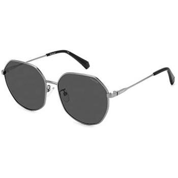 Polaroid Women's Gray Metal Sunglasses PLD 4140/G/S/X with UV Protection
