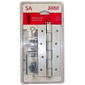Justor - Bisagra Muelle Plata 58
