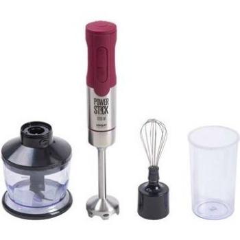 Batidora de Mano Power Stick Plus 1200W con Cuchilla de Titanio 3D y Vaso Mezclador 600ml