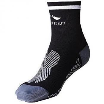 Sportlast Pro Calcetines Cortos de Fútbol, Negro/Blanco, XL