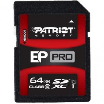 Patriot Ep Pro - Tarjeta de memoria SecureDigital de 64 GB