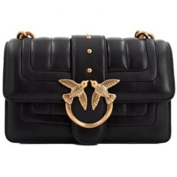 Pinko Love One Mini Crossbody Bag - Elegant Black, One Size